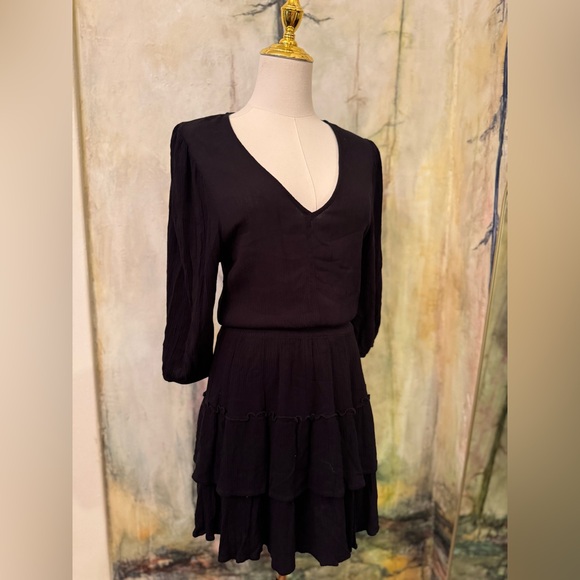 Z Supply Stella Solid Mini Dress in Black Size Small - Picture 11 of 13